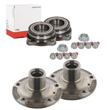 2x Schaeffler FAG Radlager + MEYLE Radnabe Satz Hinten für BMW 5 F07 F10/F11 6