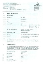 Ford Mondeo Kombi Zender Heckspoiler TÜV KBA ABE Nr. G 387 / Serien Nr.5051852 !