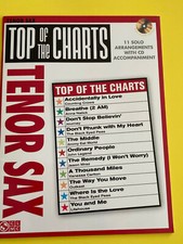 Top Of The Charts, for Tenor Sax, 11 Solo Arrangements with CD, Book/CD Set