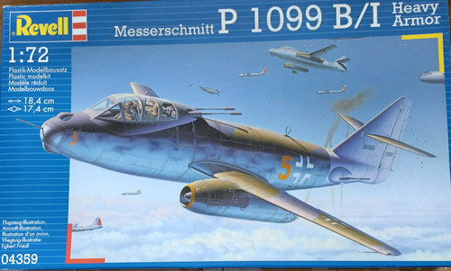 Revell messerschmitt p - 1:72,