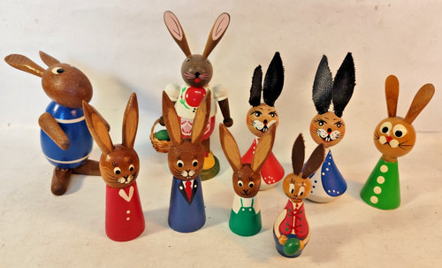 Alte osterhasen ostern holz - alte,