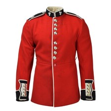 Original Britische Armee Uniform Jacke Tunika Rot Dress Scarlet Kavallerie