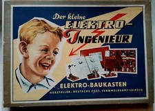 der Kleine ELEKTRO Ingenieur Baukasten Deutsche Post Leipzig Fernmeldeamt 1959