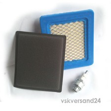 Luftfilter Vorfilter Zündkerze für Rasenmäher mit Briggs & Statton Quantum Motor