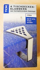 Haushalts Tischklammern "TCM" - Edelstahl - OVP/Neu