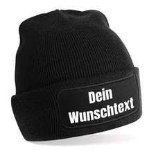 Beanie Mütze mit WUNSCHTEXT