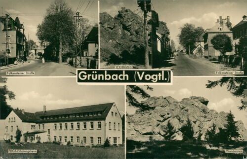 Ansichtskarte grünbach - ansichtskarte,