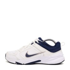 Nike Herren Air Monarch IV Sportschuh Weiß/Blau Leder Sohle Sneaker EU 44
