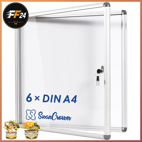 Schaukasten 6xa4 abschließbar - 6xa4,