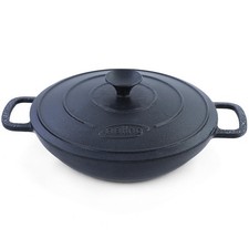 28cm Wok Pfanne Gusseisen