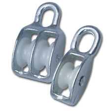 Seilrolle Blockseilrolle Umlenkrolle Flaschenzug Drahtseil verzinkt Seil