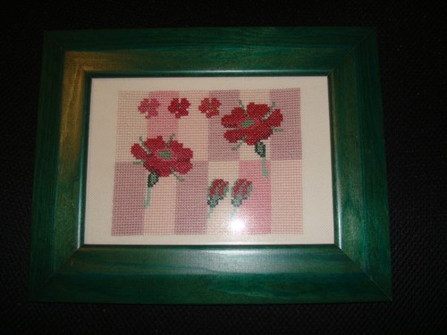 Nordisches stickbild rosen - nordisches,