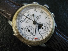Chronograph Silber 925 Gold 750 Du Bois Le Chronographe 1910 Automatik Val 7751 