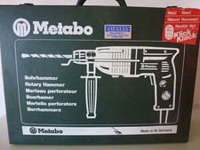 Bohrhammer Metabo Bh E 6020 S- R+L, Bedienungsanleitung, Blechkoffer