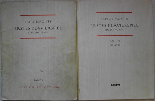 Notenhefte fritz emonts - x,