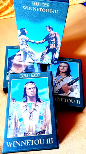 Winnetou box set vhs volume - vhs,