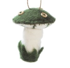 Filzpilz Hänger grün weiß