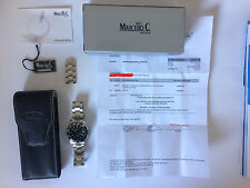 Marcello C. Nettuno 3 Herren Armbanduhr 2007.5.2 Massivarmband sehr gepflegt