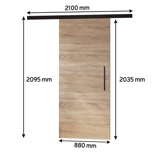 Holzschiebetür wildeiche - holzschiebetür,
