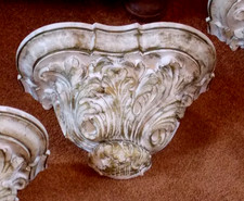 1 Wand Konsole ANTIK Gips