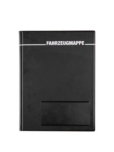 Fahrzeugmappe schwarz - fahrzeugmappe, a5