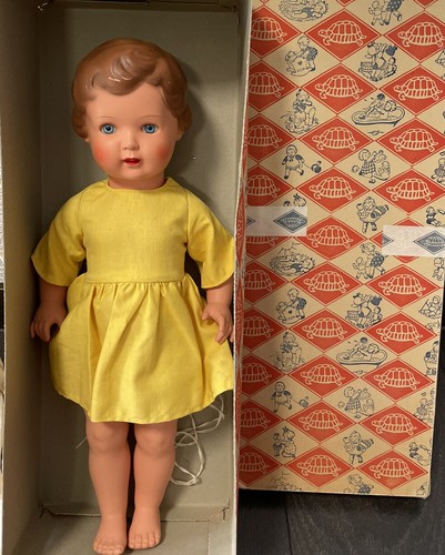 Vintage schildkröt doll puppe - schildkröt,
