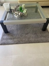  Couchtisch 120x120cm - Metall/Glas