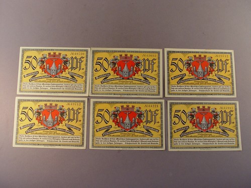 283 notgeld 6x - 283., notgeld: