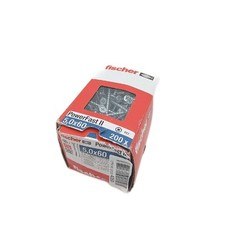Fischer PowerFast II CZF 5 0 x 60 Spanplattenschraube 200 Stk Vollgewinde auffäl
