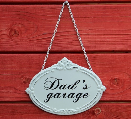 Türschild dad garage - dad´s,