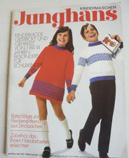 Junghans Masche Zeitung Zeitschrift Heft stricken häkeln Kinder Baby