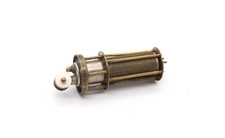 Bergbau Grubenlampe Benzin Feuerzeug Messing Vintage alt H 6 cm