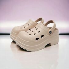 Clogs Slipper Sandalen Badelatschen Mules Platform Plateau  Pantoletten 36-41