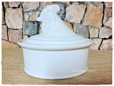 Große Terrine mit Deckel Hahn