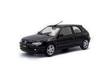 Peugeot 306 S16 1994 schwarz Modellauto 1:43 Solido
