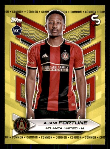 Ajani fortune topps mls rookie - fortune,