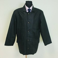 JCC Schwarz Echtleder Mantel