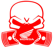 Honda Skull Gas Mask Sticker