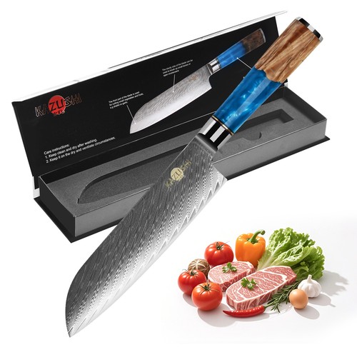 Damastmesser santokumesser - damastmesser,
