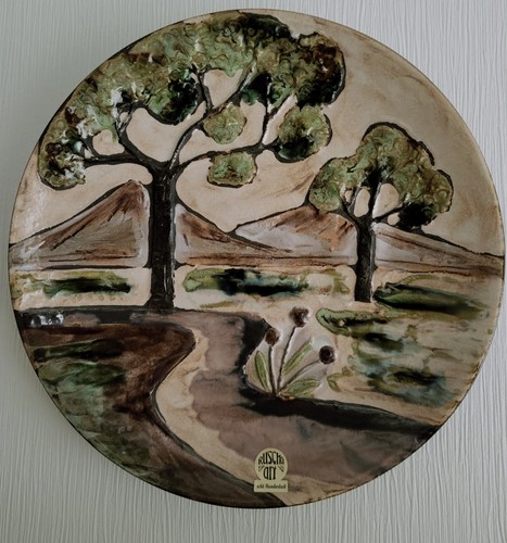 Keramik wandteller ruscha - keramik,