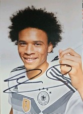 Leroy Sane Autogrammkarte