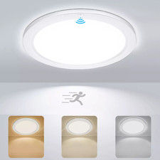 LED Deckenlampe mit Bewegungsmelder 360° Sensor Rund Wandleuchte Innen Flurlampe