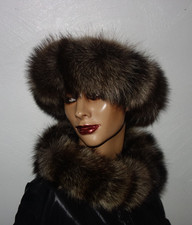 Waschbär Pelz Stirnband