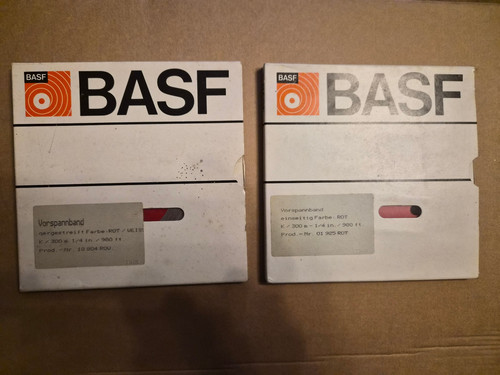 Basf vorspannband rot und - basf,