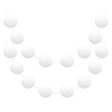 2 Stück Pom Pom Girlande 2M