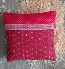  Zirbenkissen 20 x 20 cm mit Innenkissen, neu aus Öko Stoff.