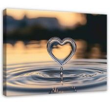 Leinwand Bilder Abstrakt Herz