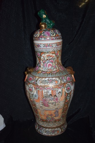 Porzellan deckelvase china - porzellan, deckelvase,