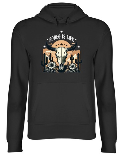 Rodeo life hoodie herren - is,