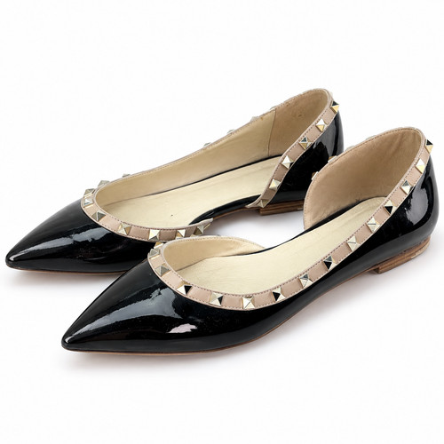 Ballerina rockstuds beige - ballerina,
